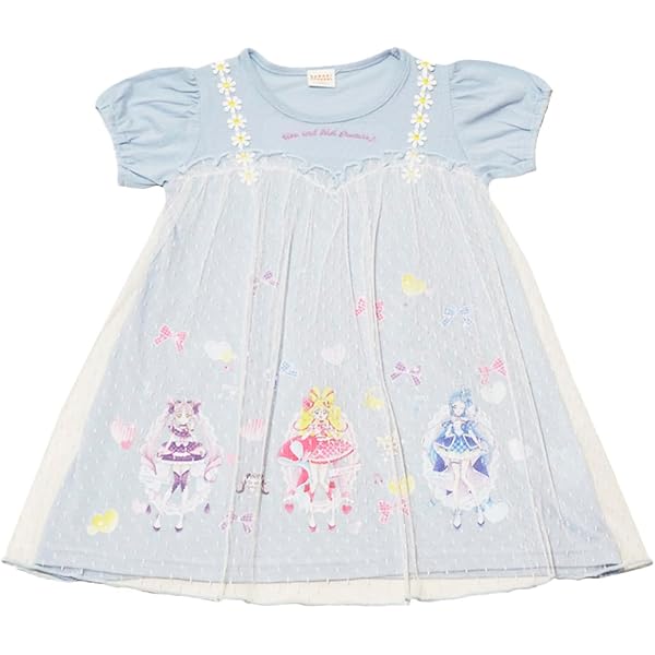 キミとアイドルプリキュア ワンピース 110cm 2枚セット Amazon | キミとアイドルプリキュア ワンピース【サックス110cm